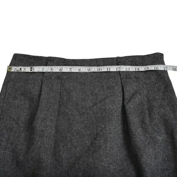 Zara Wool Blend Midi Pencil Skirt Gray Size XL - Picture 8 of 9